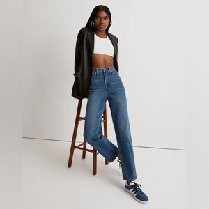 Madewell Women’s Petite Perfect Vintage Straight Jeans Mayfield Wash 25P